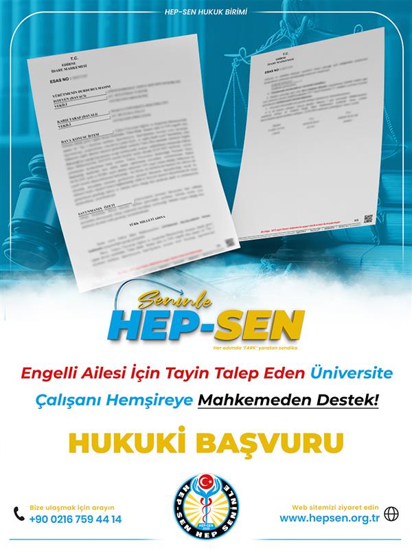 Engelli Ailesi İçin Tayin Talep Eden Üniversite Çalışanı Hemşireye Mahkemeden Destek